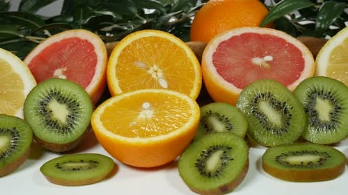 Beautiful Colorful and Juicy Citrus Fruits