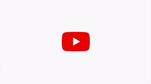 Icono de redes sociales de Youtube Introducción 4K