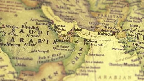 Detailed Map of Asia Panning Across Countries