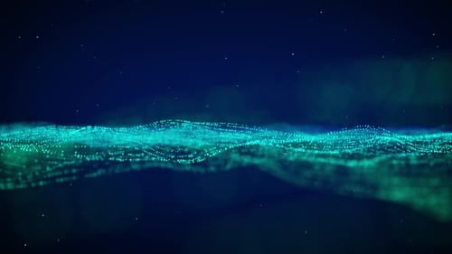 Dynamic Abstract Particle Wave Loop Background