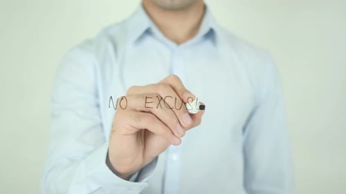 No Excuse, Writing On Screen