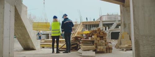 Kommerziell Baustelle