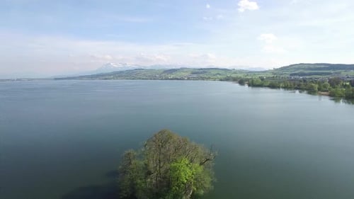 Lake Island Resort Landscape