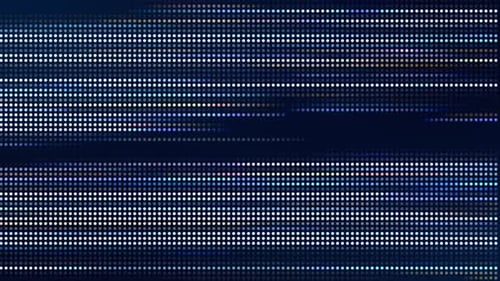 Futuristic Digital Grid Motion Background Loop with Blue Dots