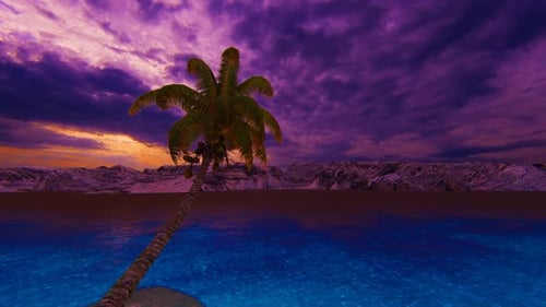 Beach At Sunset