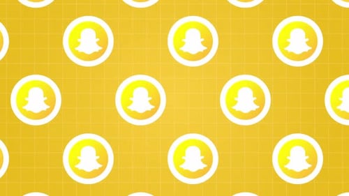Snapchat-Hintergrundanimation
