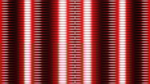 Abstract Red and White Glowing Vertical Lines Looping Background