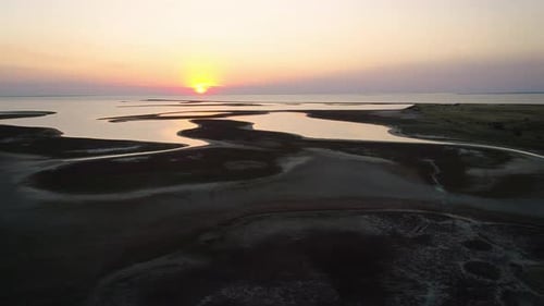 Unusual Islands on a Beautiful Lake