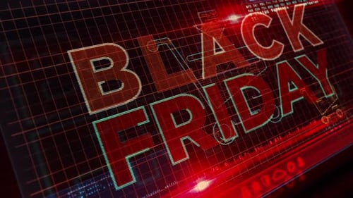 Black Friday Futuristic Digital Sale Promotion