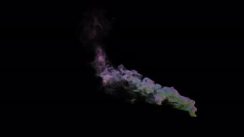 Smoke Trail High Detailed With Normal Lighting