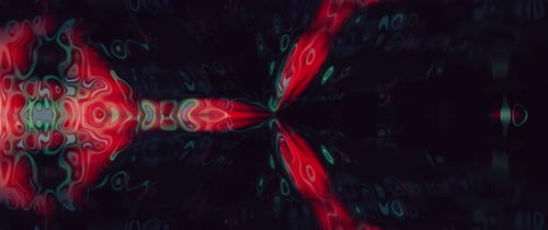 Abstract Fluid Tunnel Kaleidoscopic Motion Background