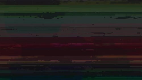 Digital Glitch Transition with Noise and Color Shift