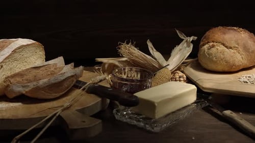 Rustic handmade organic gourmet breads
