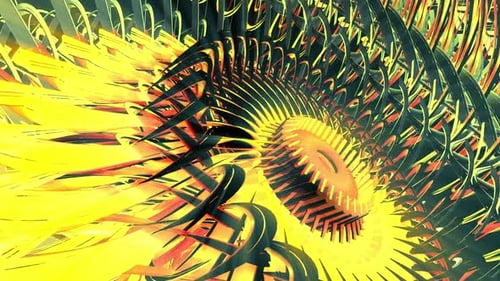 3D gelbe Hierarchie