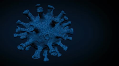 Coronavirus Dangerous Flu Background