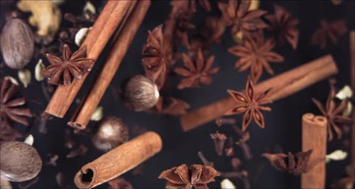 Super Slow Motion of Flying Spices