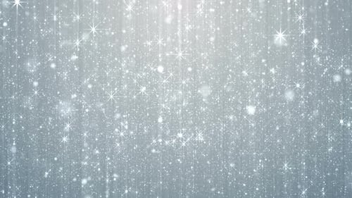 White Shimmering Stardust Particle