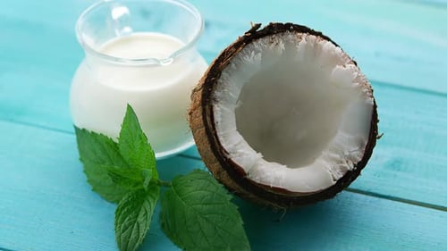 Cup of Milk and Half of Coconut