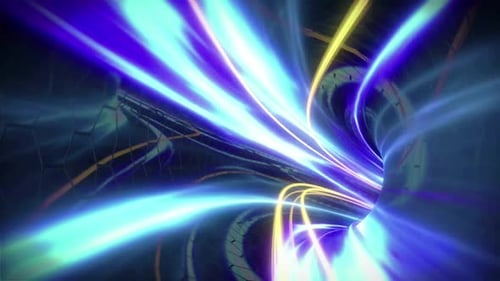 Blue Wormhole Travel - Science-Fiction-Weltraumforschung