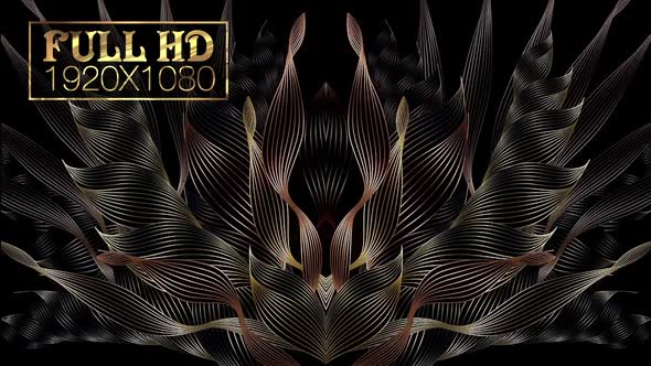 Elegant Gold and Bronze Flowing Abstract Line Background, Backgrounds ...