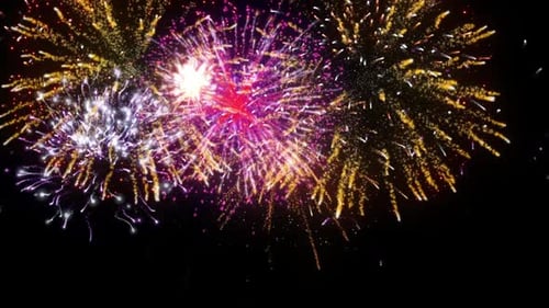 Epic Fire Works in Sky Combination 01