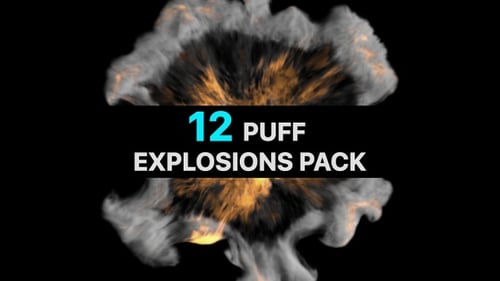 Dynamic Puff Smoke and Fire Explosion Overlay Effects