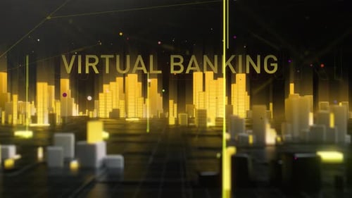 Virtuelles Bankwesen in der digitalen Stadt