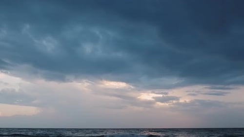 Regenhimmel-Zeitraffer