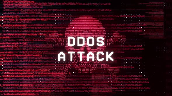 System Hacked Warning Generated on Digital System Security Alert. Cyber ...