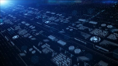 Hi Tech Digital Display Abstract Background 00682