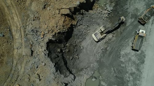 Autobahn-Baustelle