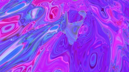 Vibrant Abstract Fluid Morphing Liquid Background Loop