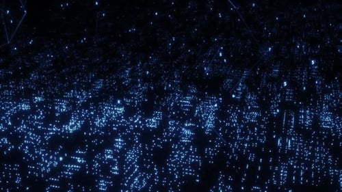 digital won. quantum technology digital computing concept