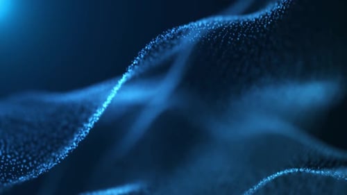 Animación de fondo de partículas mágicas