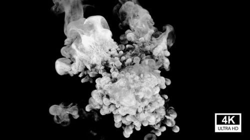 Fluid White Smoke Cloud Reveal Transition