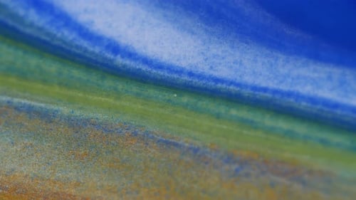 Abstract Background of Blue, Yellow, and Green Hues