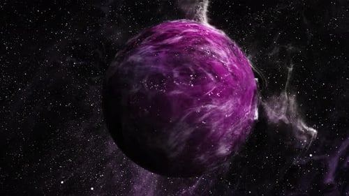 Abstract Nebula Planet