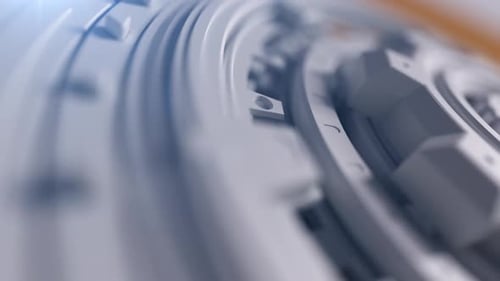 Corporate Technology Mechanism Abstract Motion Graphic Loop