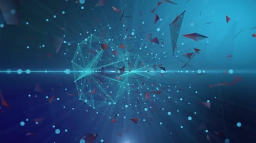 Abstract Digital Background Loop