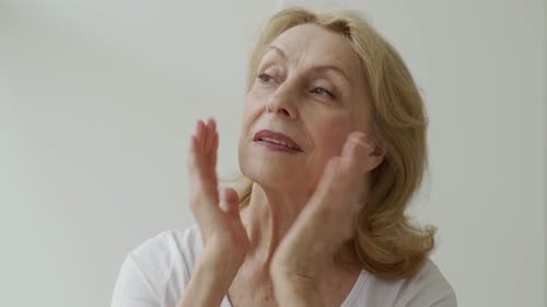 Adult Woman Posing for the Camera Indoors
