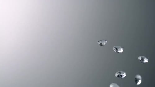 Slow-motion diamonds falling, Slow Motion