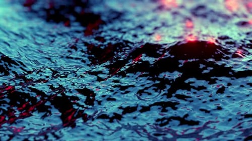 Dark Ocean Surface Ocean Looped Animation