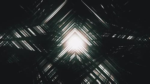 VJ Glowing Abstract Beams