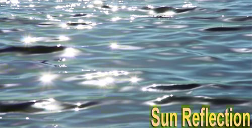 Sunlight Sparkling on Gentle Water Waves