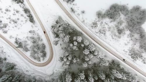 Vista desde Zumbido de la carretera en Snowy Valley