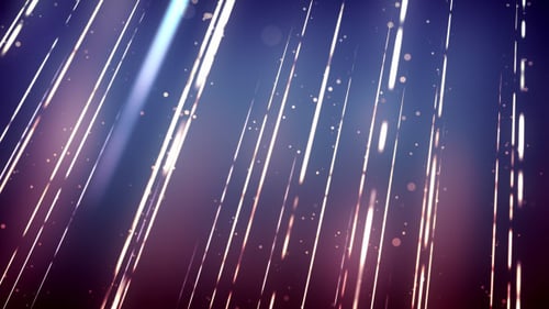 Abstract Light Rays Streaking Through Space Background