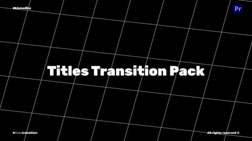Paquete de transición de títulos - mogrt
