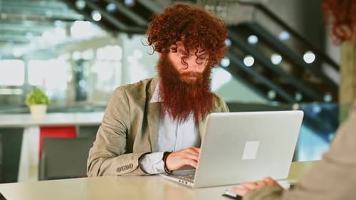 Using laptop