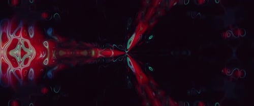 Abstract Fluid Glowing Liquid Motion Background Loop