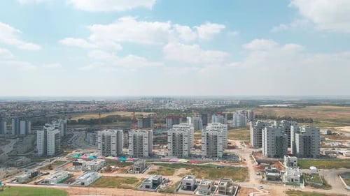 new neighborhood buildings at southern district city netivot